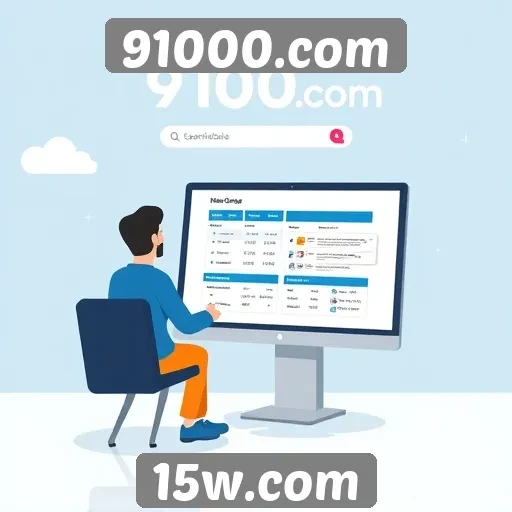 Acessibilidade e interface amigável do 91000.com